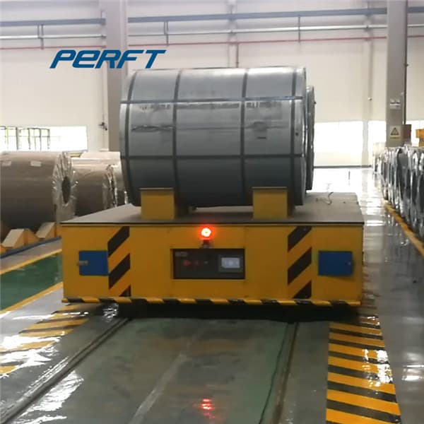 coil transfer trolley for handling heavy material 50 ton